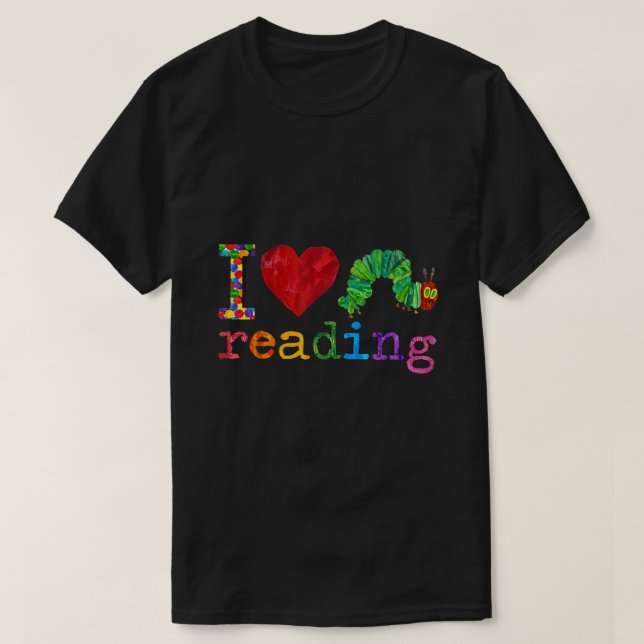 Bibliotekare I kärlek läser Hungriga vattenpelare  T Shirt (Design framsida)
