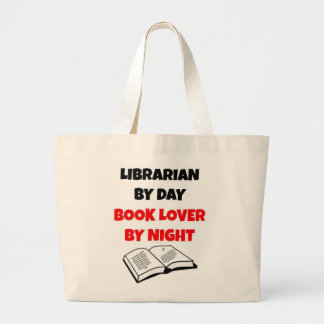 Bibliotekare vid Bok Älskare på dagen före natten Jumbo Tygkasse