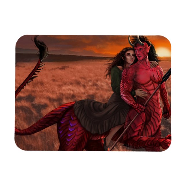 Bibliotekaren och Beast Magnet (Horisontell)