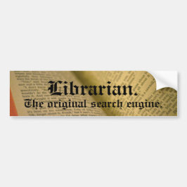 Bibliotekarie Bildekal