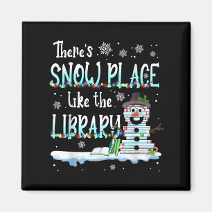 Bibliotekarie Det finns ingen plats som biblioteke Magnet