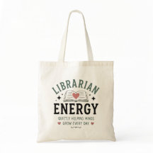 Bibliotekarie Energi Hjälper Sinnen Växa Varje Dag