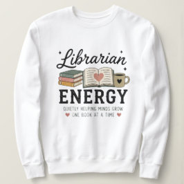 Bibliotekarie Energi Tyst Hjälper Sinnen Växa T Shirt