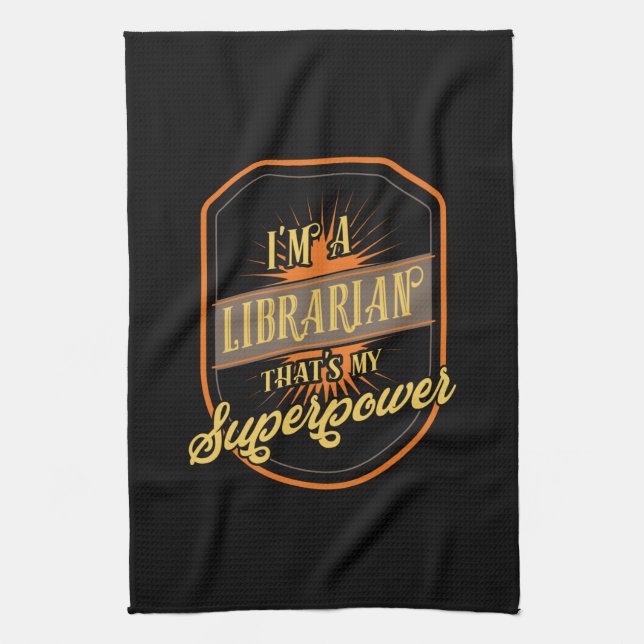 Bibliotekarie Kökshandduk (Vertikal)
