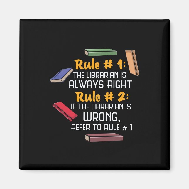 bibliotekarie magnet (Framsidan)