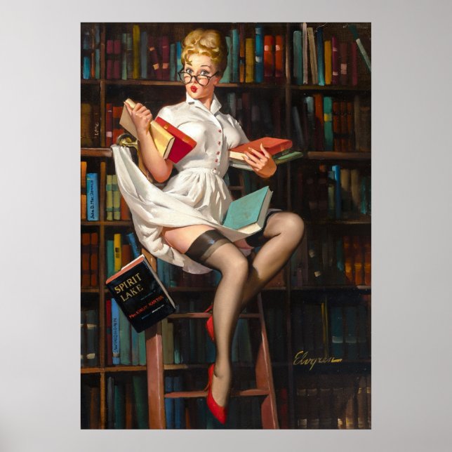 Bibliotekarie Poster (Framsidan)