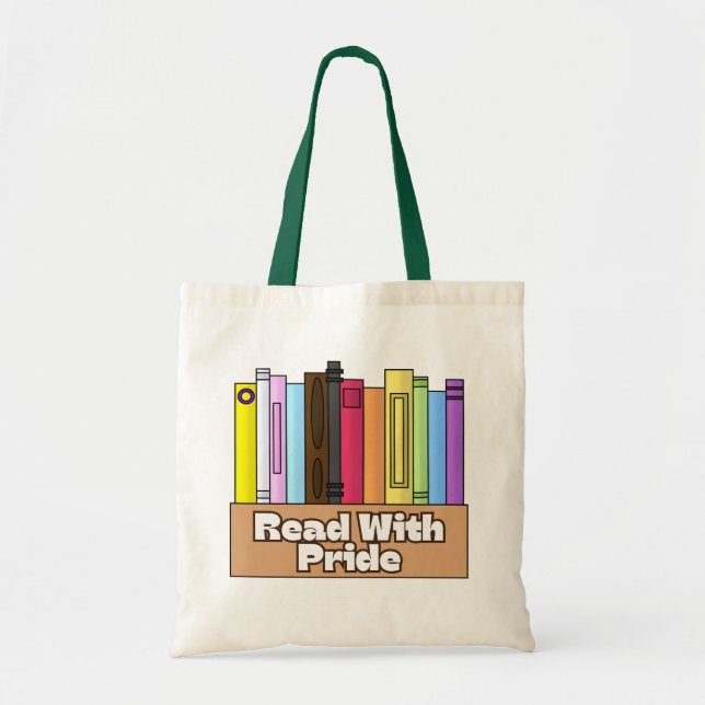 Bibliotekarie stolthet tote tygkasse (Framsidan)