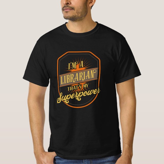 bibliotekarie t shirt (Framsida)