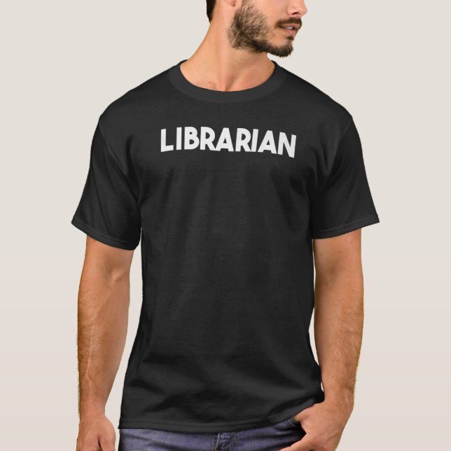 bibliotekarie t shirt (Framsida)