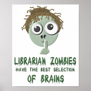 Bibliotekarie Zombies - Poster