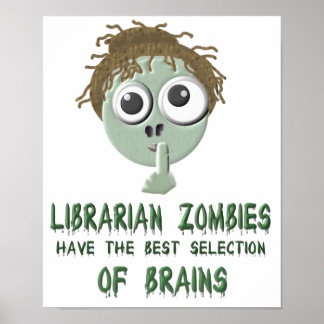 Bibliotekarie Zombies - Poster