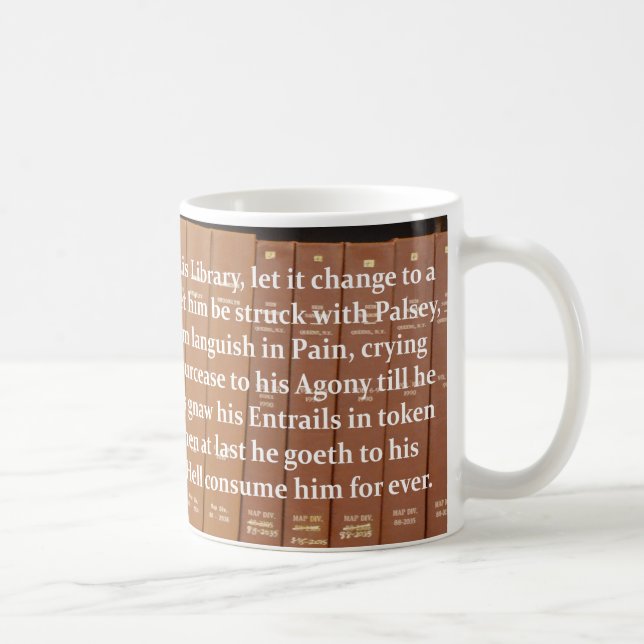 Bibliotekarieförbannelsemugg Kaffemugg (Höger)