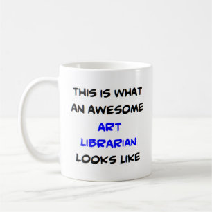 bibliotekariekonst, fantastisk kaffemugg