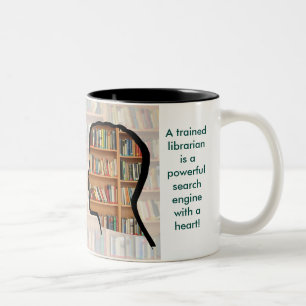 Bibliotekariemugg Två-Tonad Mugg