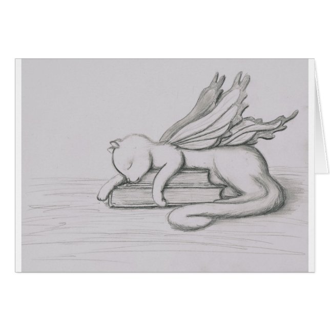 Bibliotekarien Hälsningskort (Framsidan Horizontal)