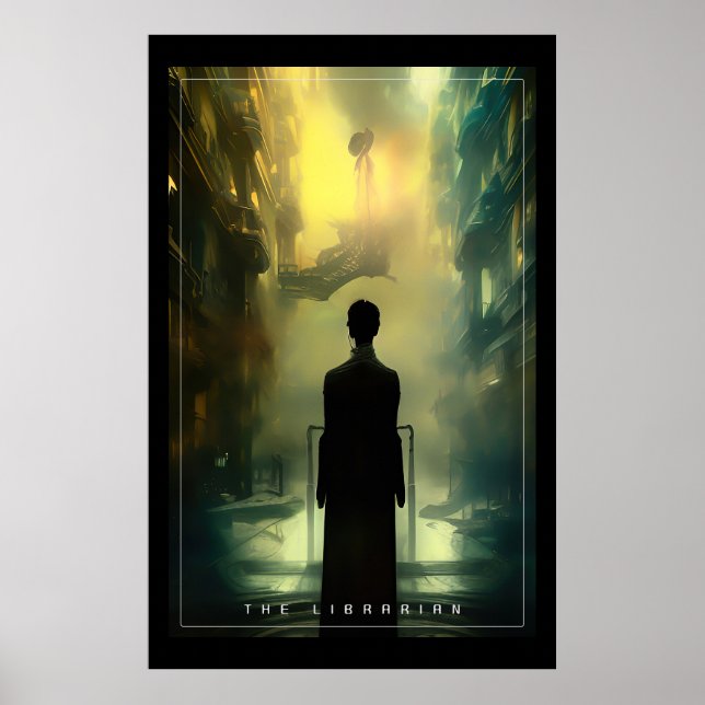 Bibliotekarien Poster (Framsidan)