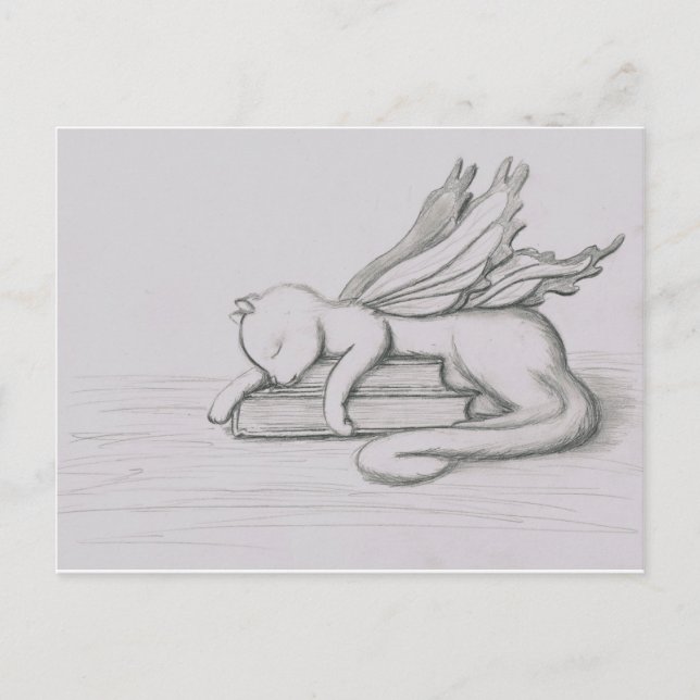 Bibliotekarien Vykort (Framsida)