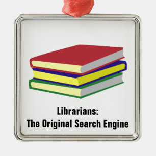 Bibliotekarieoriginal Julgransprydnad Metall