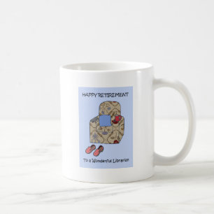 Bibliotekariepensiongrattis, Cartoon. Kaffemugg