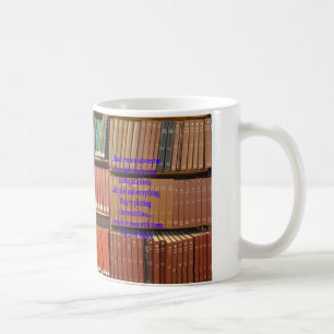 Bibliotekarier är omstörtande kaffemugg