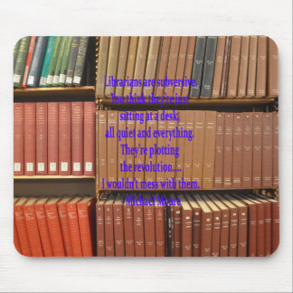 Bibliotekarier är omstörtande musmatta