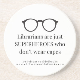 Bibliotekarier är SUPERHJÄLTAR som inte bär mantla Underlägg