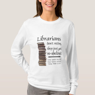 Bibliotekarier avgår inte… tröja