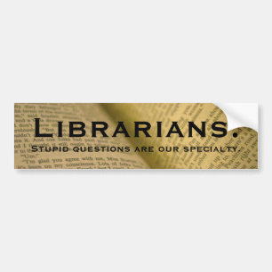 Bibliotekarier Bildekal