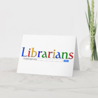 bibliotekarier i den ursprungliga sökmotorn kort