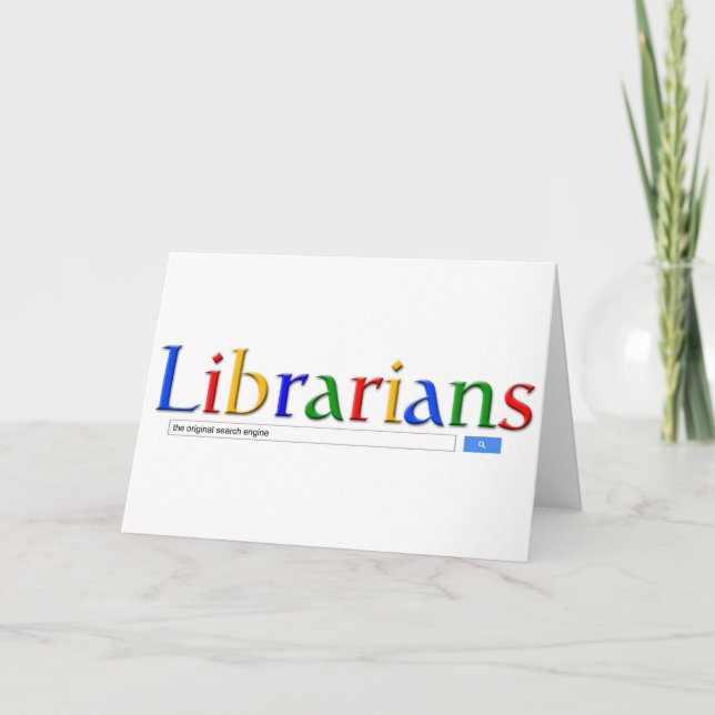 bibliotekarier i den ursprungliga sökmotorn kort (Framsida)