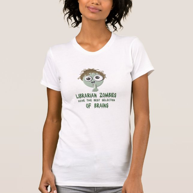 BibliotekarieZombies - utslagsplatsskjorta Tee Shirt (Framsida)