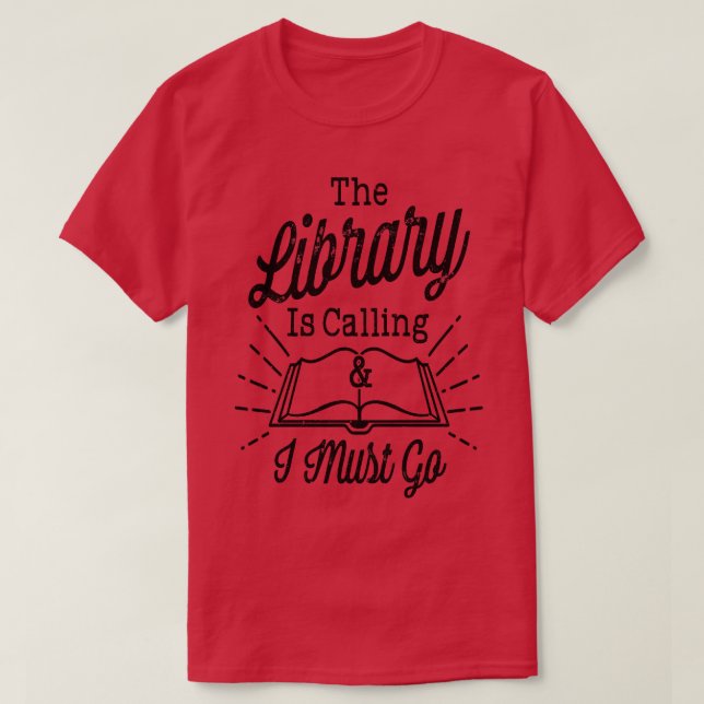 Bibliotekariska Bibliotek Bokar 1 T Shirt (Design framsida)