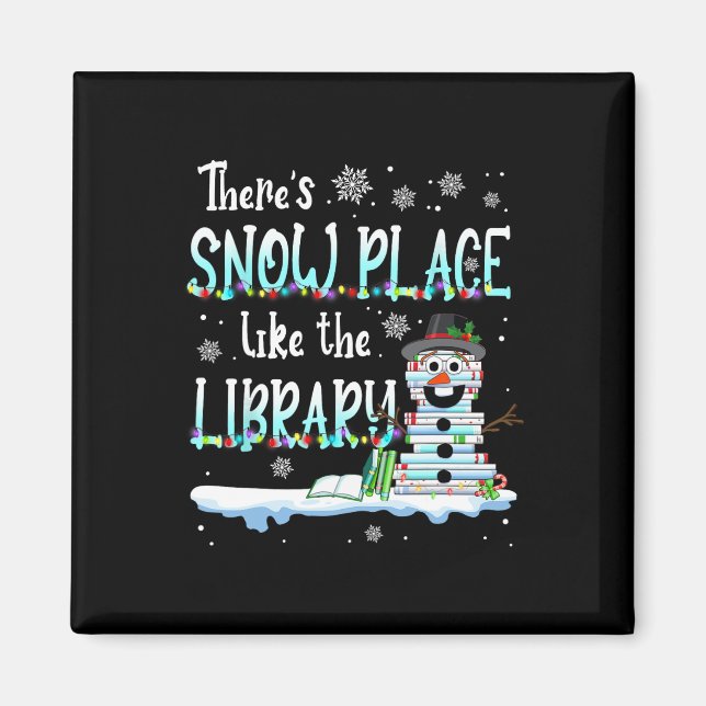 Bibliotekariska där är Snö Ställe som Bibliotek Ch Magnet (Framsidan)