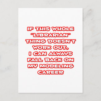 Bibliotekariska Humor ... Modelleringskort Vykort