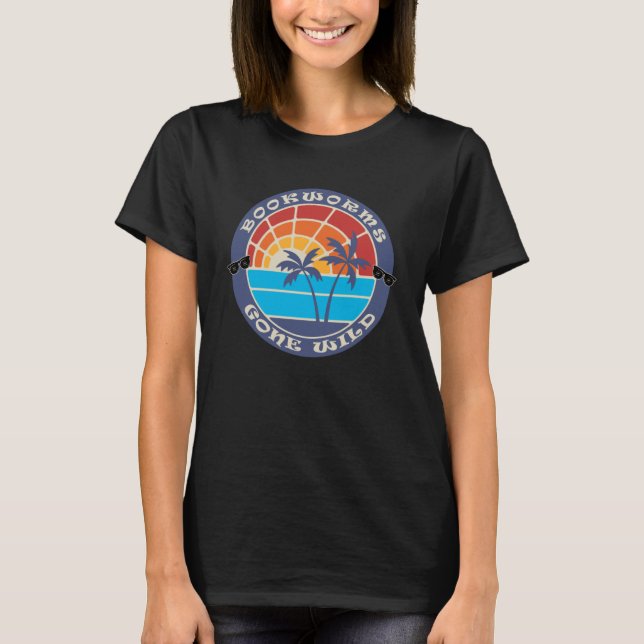 Bibliotekariska Påsklov Beach Vacation Say T Shirt (Framsida)