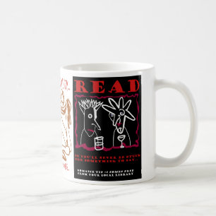 Bibliotekariska READ mugg