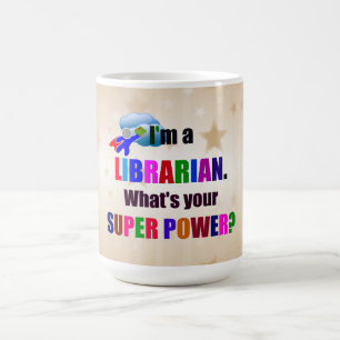 Bibliotekariska Toppen Power Humor Kaffemugg