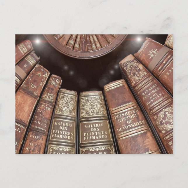 Bibliotekbokar Vykort (Framsida)