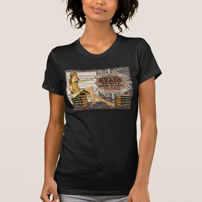 BibliotekFloozieTshirt Tee Shirt (Framsida)