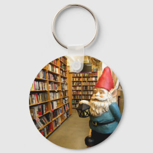 BibliotekGnome mig Nyckelring