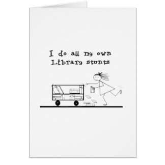Bibliotekhjälte Hälsningskort