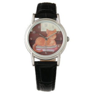 Bibliotekkatt Armbandsur
