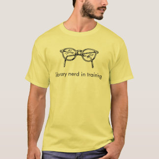 biblioteknerd i utbildning tee shirt