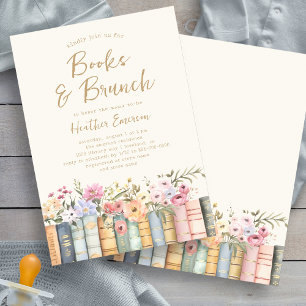 Biblioteksbabyshower Inbjudningar
