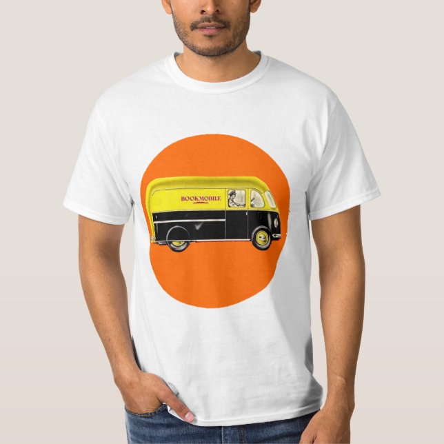 Biblioteksbussutslagsplats T Shirt (Framsida)