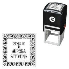 Biblioteksemblem Självfärgande Stämpel