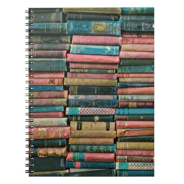 Biblioteksgåvor till henne anteckningsbok (Framsidan)