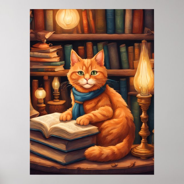 bibliotekskatt #13 affisch (Framsidan)