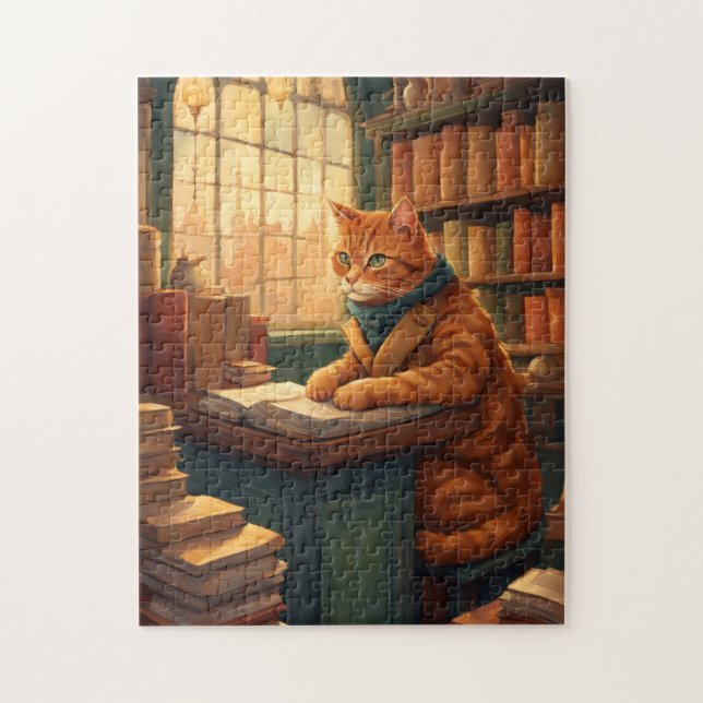 bibliotekskatt #14 pussel (Vertikal)