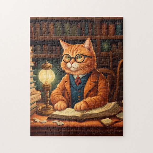 bibliotekskatt #15 pussel (Vertikal)